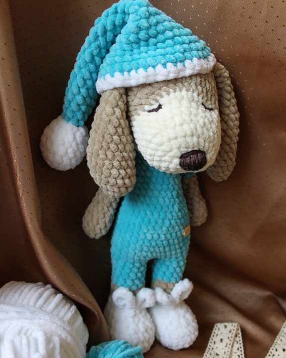 sleeping dog soft toy