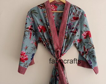 Cotton kimono robe | Etsy