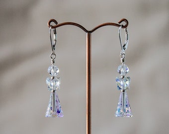 Swarovski Crystal Angel Earrings