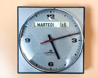 Horloge murale Jaz, années 1970 Horloge murale Jaz, années 1970