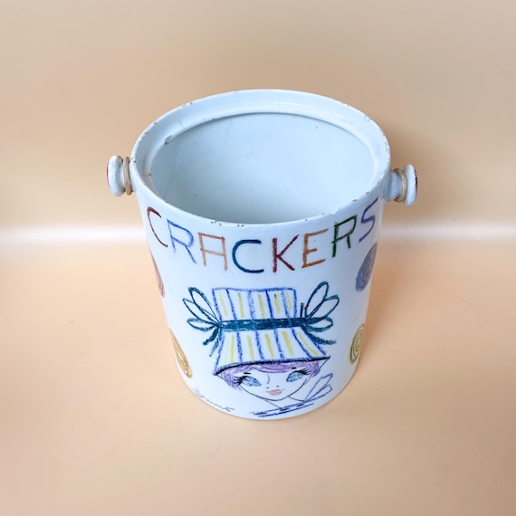 Figini Montecatini - Recipiente in Ceramica per Crackers E