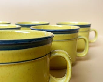 Set of Six Cups, Manifattura Di Laveno, Richard Ginori Group