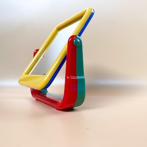 Specchio stile space age memphis style vintage - specchio da tavolo e decorativo design anni 90
