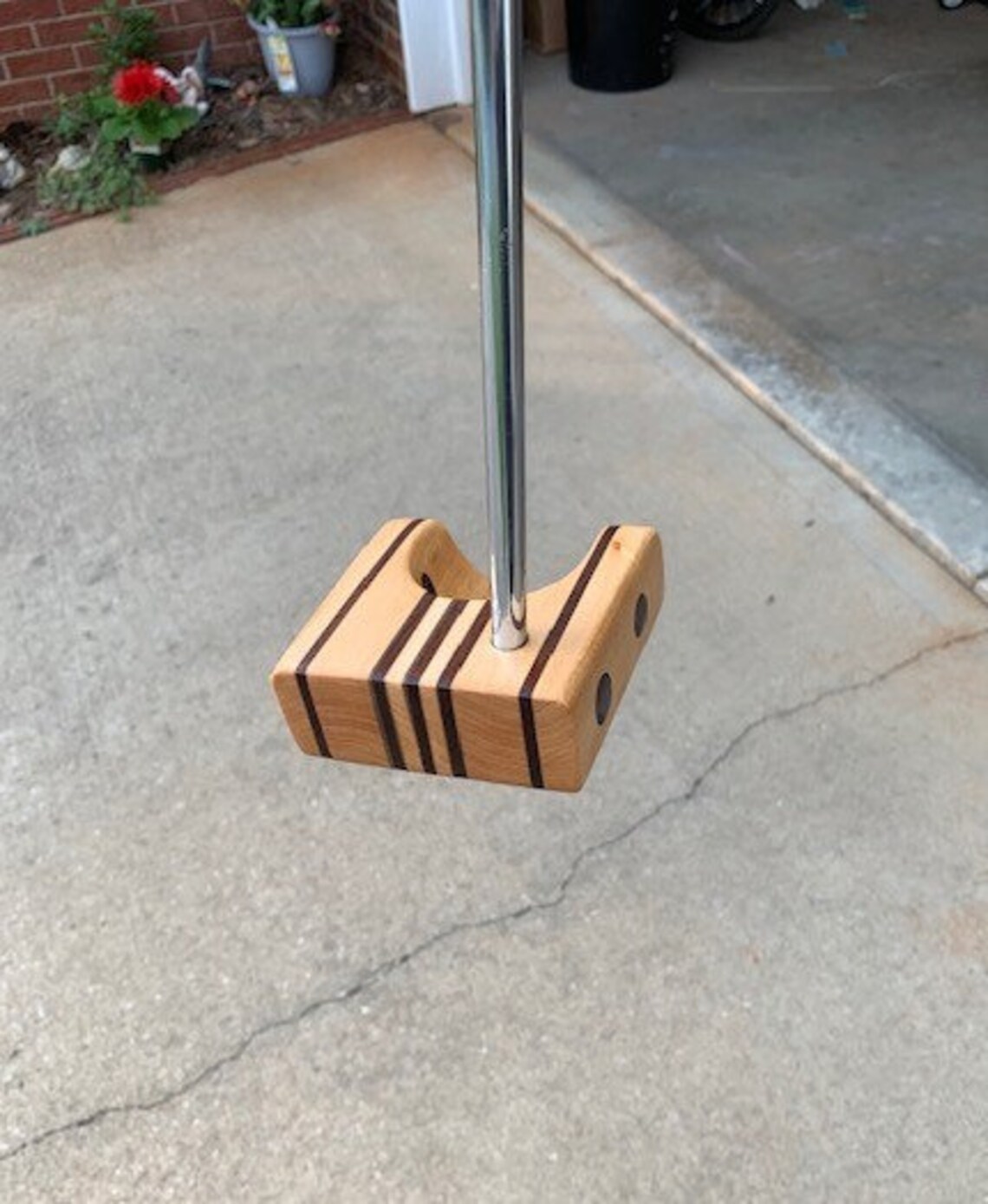 Wood Head Putter With Ball Scoop Etsy