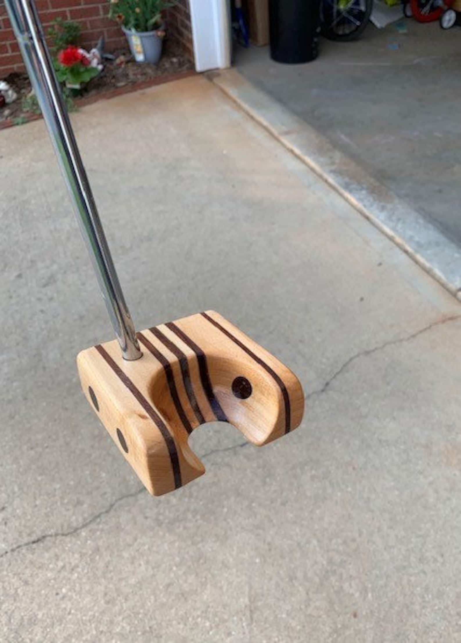 Wood Head Putter With Ball Scoop Etsy