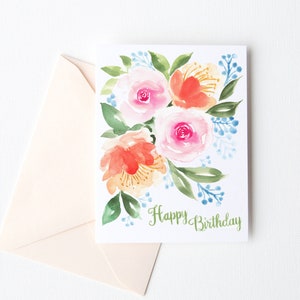 Carte De Joyeux Anniversaire Carte Danniversaire Pour Elle Etsy Carte De Joyeux Anniversaire Carte Danniversaire Pour Elle Etsy