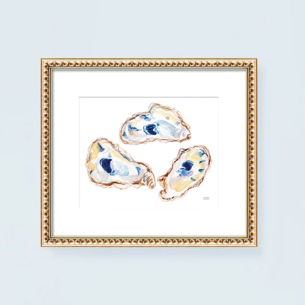 Oyster Painting Etsy
