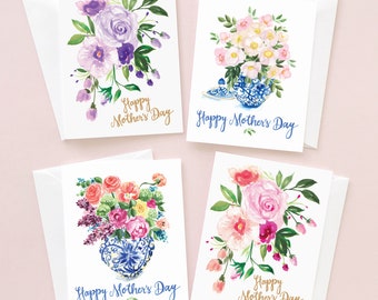 Mothers Day Cards Bulk, Happy Mother's Day Card Sets, Mother Day Cards, Set of Mother's Day Greeting Cards