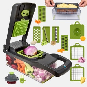 Series 10-In-1, 8 Blade Vegetable Slicer, Onion Mincer Chopper, Vegetable  Chopper, Cutter, Dicer, Egg Slicer With Container