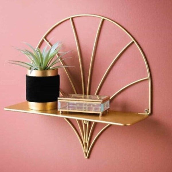 Gold Shelf Etsy