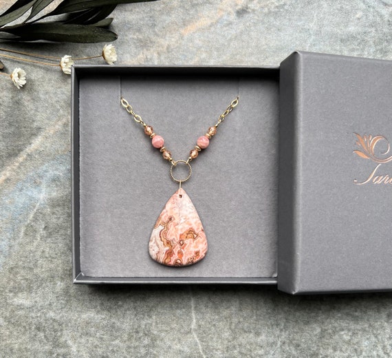 One of a kind Rosetta Jasper necklace, Jasper necklace, Gemstone necklace, 14k Gold filled necklace, Jasper jewellery, Women jewellery