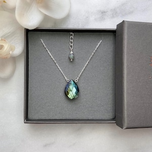 Gorgeous Labradorite necklace, Sterling silver necklace, Labradorite necklace, Gemstone necklace, Chakra necklace, Women necklace, Gift idea