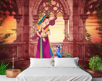 Indian Wallpaper Etsy