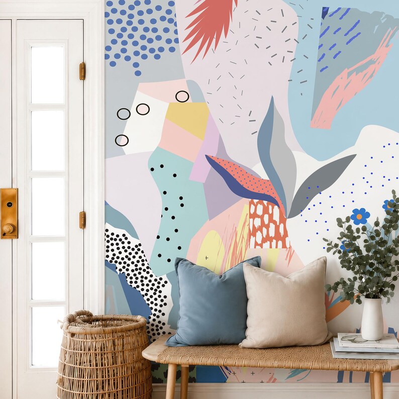playroom peel and stick wallpaper