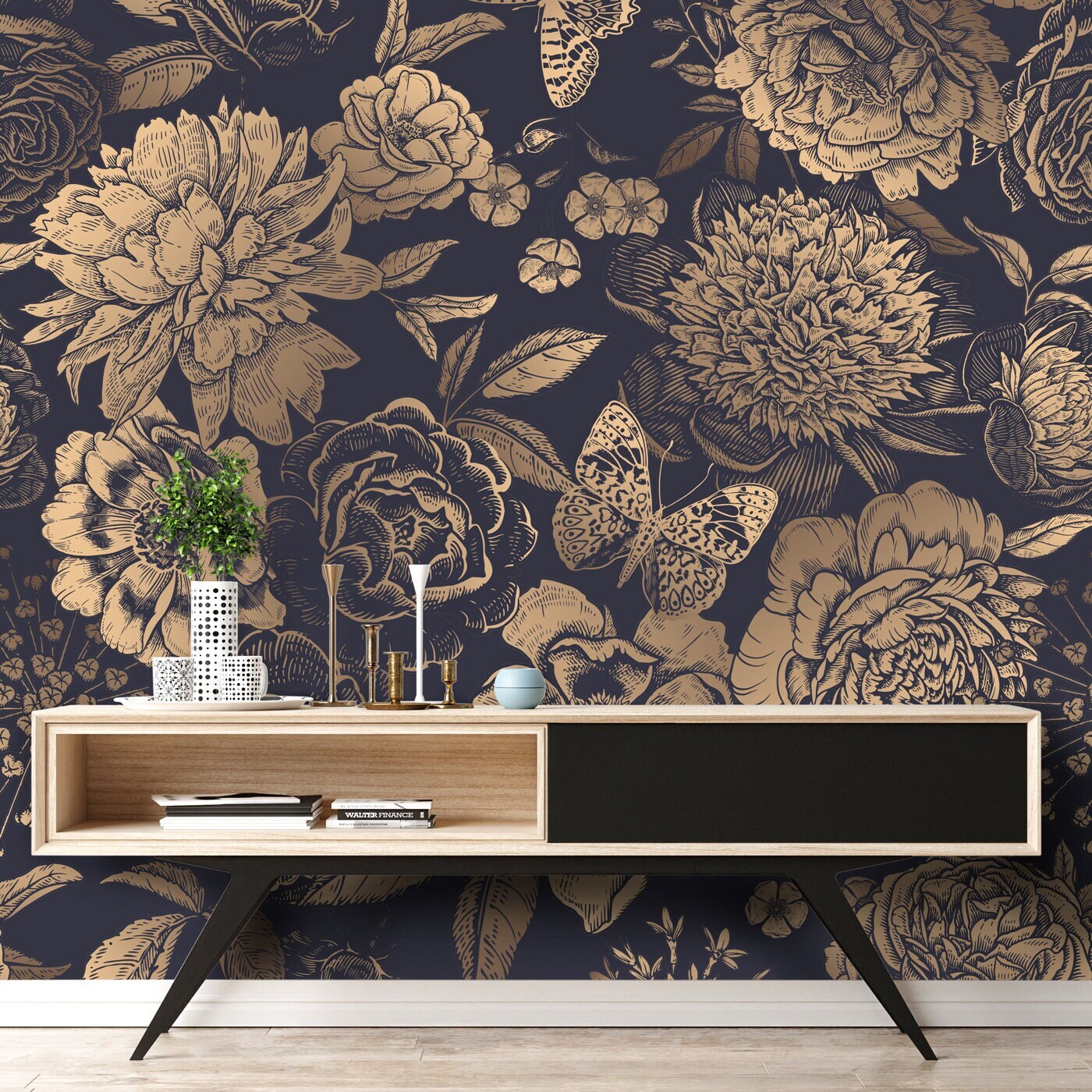 Buy Gold Peony Wallpaper Online In India - Etsy India Buy Gold Peony Wallpaper Online In India - Etsy India