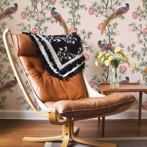 Peacock Peel and Stick Wallpaper Exotic Birds Wallpapers for - Etsy