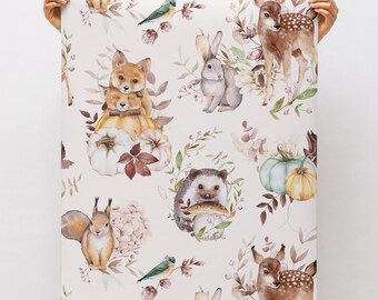 Woodland Forest Animals Wallpaper Peel and Stick Removable Nursery Decor