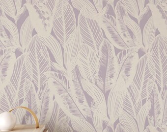 Dark Blue Floral Wallpaper Vintage Style Peel and Stick Wall Decal for Living Room