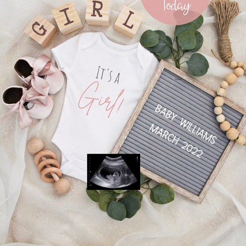 Editable Twin Pregnancy Announcement for Social Media Twin Etsy