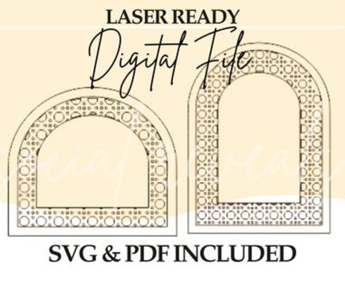 Rattan Arch SVG Laser Cut File Ready to Download - Etsy