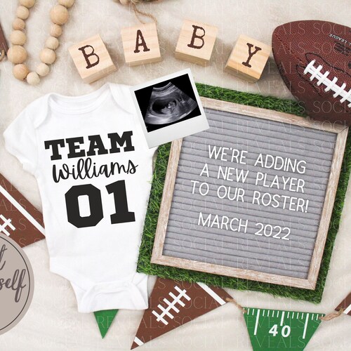 Golf Pregnancy Announcement Digital for Social Media. Editable Etsy