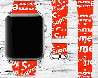 louis vuitton supreme apple watch band