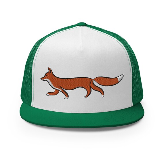 Fox Embroidered Trucker Cap Fox Gifts 