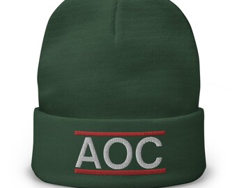 AOC Hat AOC Embroidered Beanie 