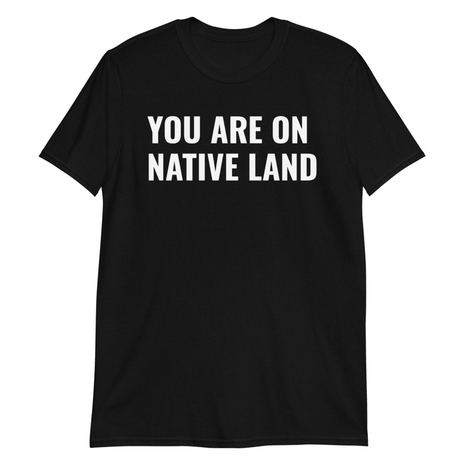 You Are on Native Land Shirt Native Rights Indigenous - Etsy