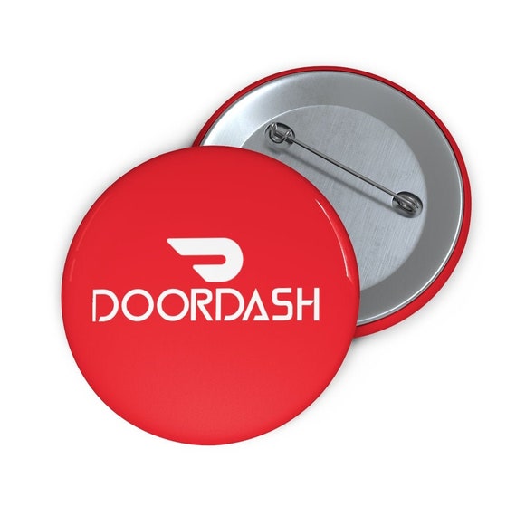 Doordash Pin Button Door Dash Delivery Pin Doordash Delivery Etsy UK