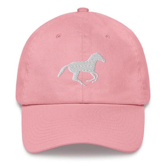 Horse Embroidered Hat Horse Racing Gift 