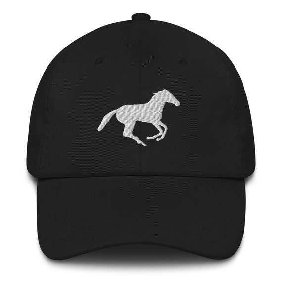 Horse embroidered hat horse racing gift horse cap horse Etsy