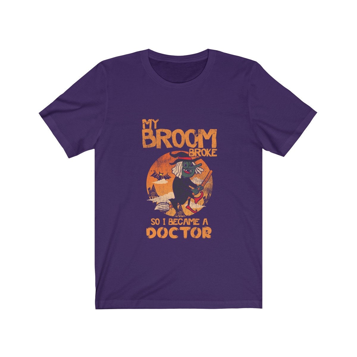 Doctor Halloween T-Shirt / Funny Witch Shirt / Broom Shirt / | Etsy