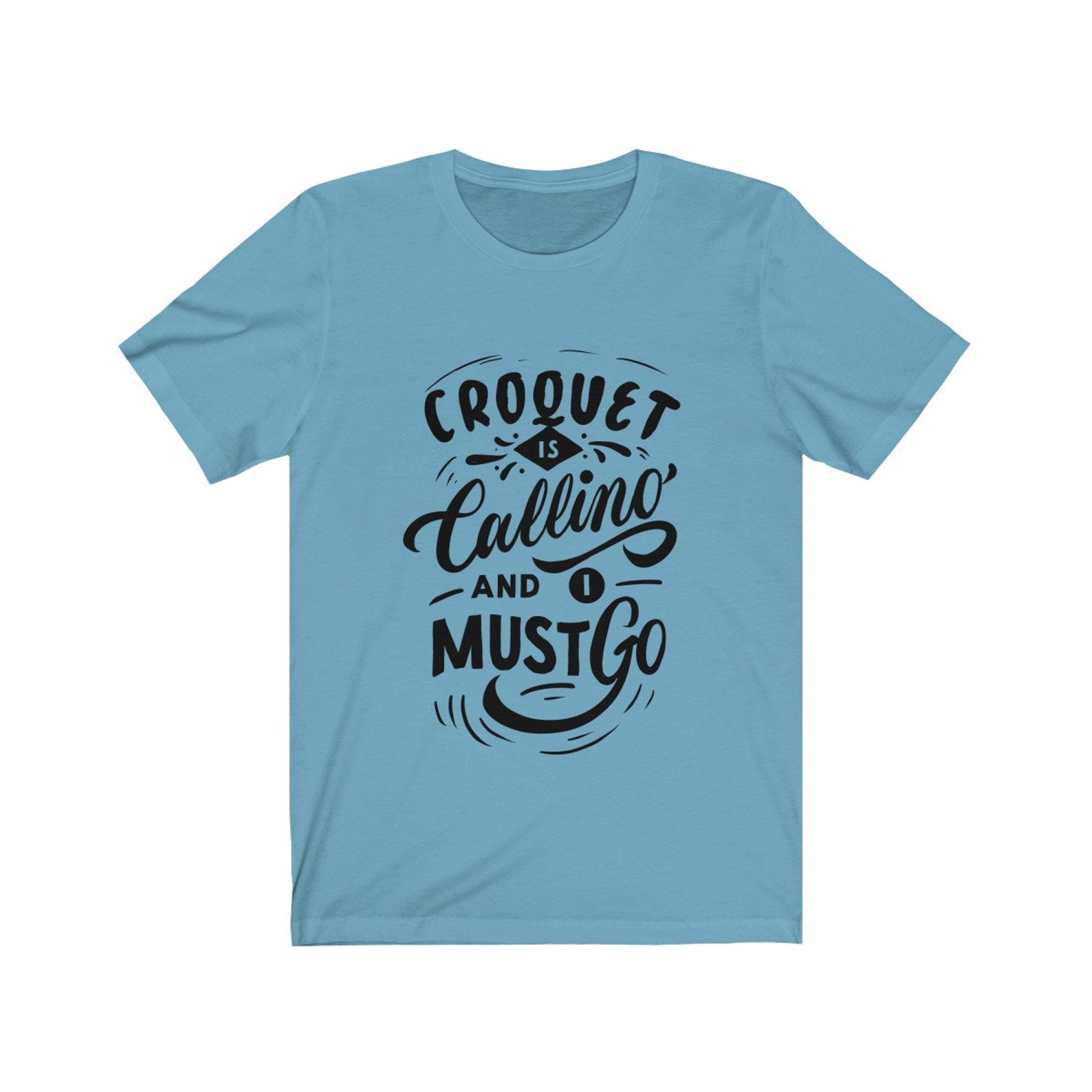 Croquet Shirt / My Croquet is Calling and I Must Go Tshirt / Etsy