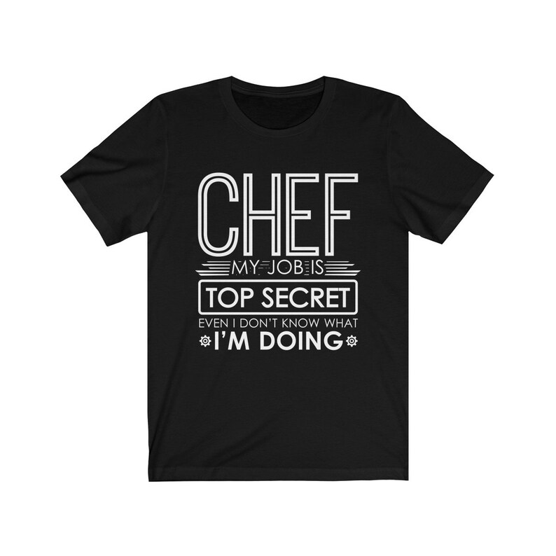 Funny Chef Shirt / Top Secret Chef Tee / Chef Gift Men Women / Etsy