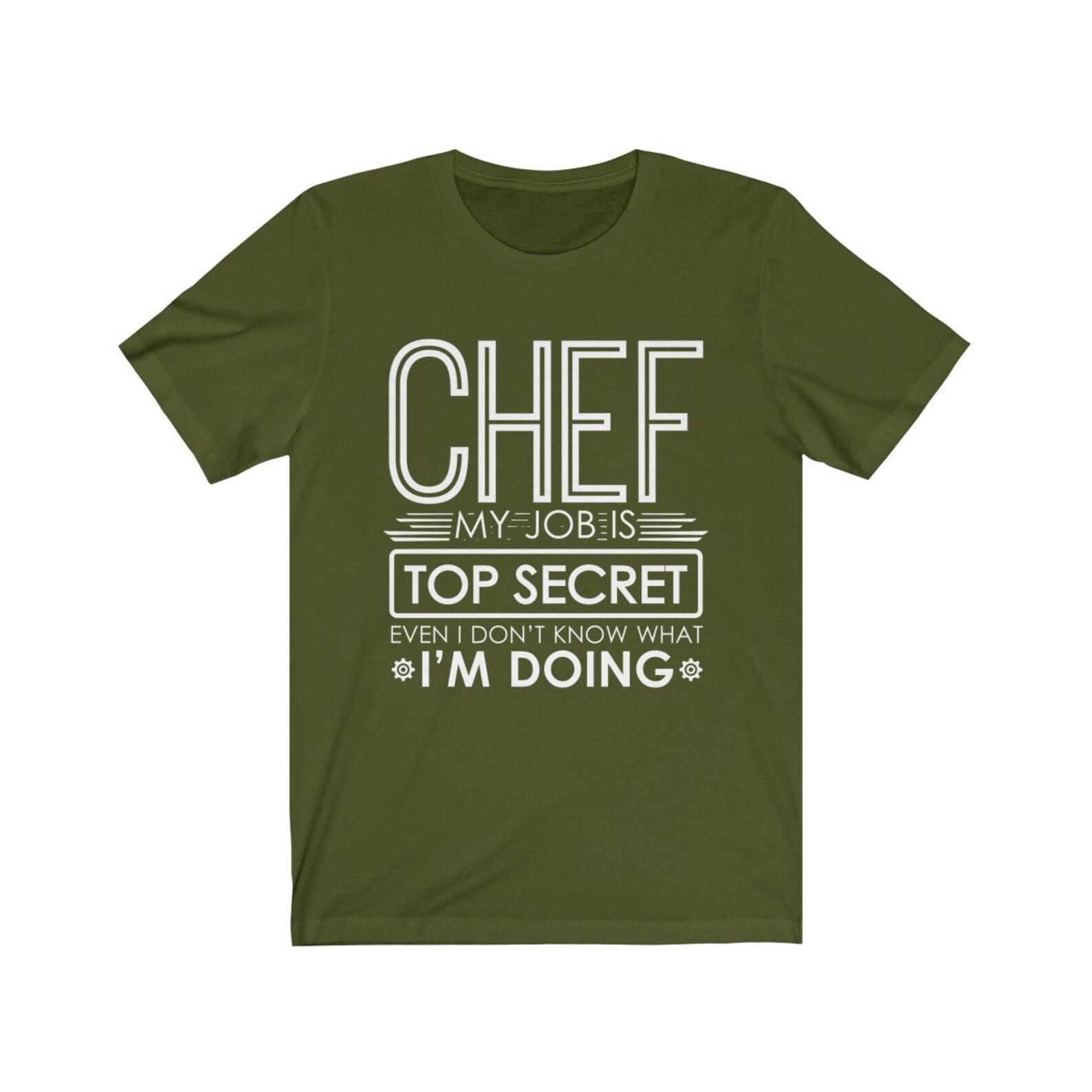 Funny Chef Shirt / Top Secret Chef Tee / Chef Gift Men Women / Etsy