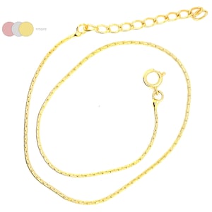Simple Snake Chain Necklace • Everyday Layered Necklace • Dainty Snake Chain Necklace • Gold Jewelry • Sister Gift • GM112