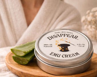 Post Shave Emu Cream – Sensitive Skin Razor Bump Balm – Natural Soothing Balm
