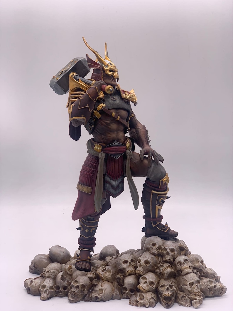 Shao Kahn collectible pro painted figurines gift from game Mortal Kombat 11