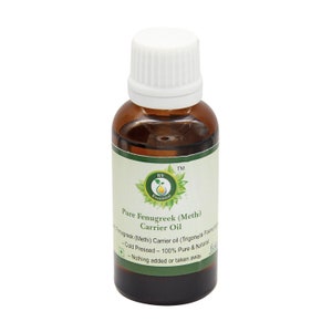 Fenugreek Oil Pure Fenugreek Carrier Oil Trigonella Foenumgraecum 100% Pure and Natural Cold Pressed Methi Oil For Hair By R V Essential