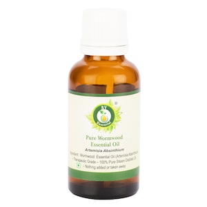 Wermutöl Ätherisches Öl aus reinem Wermut Artemisia Absinthium 100% rein und natürlich dampfdestilliert therapeutische Qualität von RV Essential