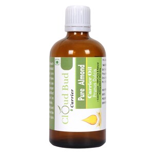 Almond Oil Pure Almond Carrier Oil Prunus Dulcis 100% Pure and Natural Cold Pressed Unrefined  For Removing Makeup By Cloud Bud
