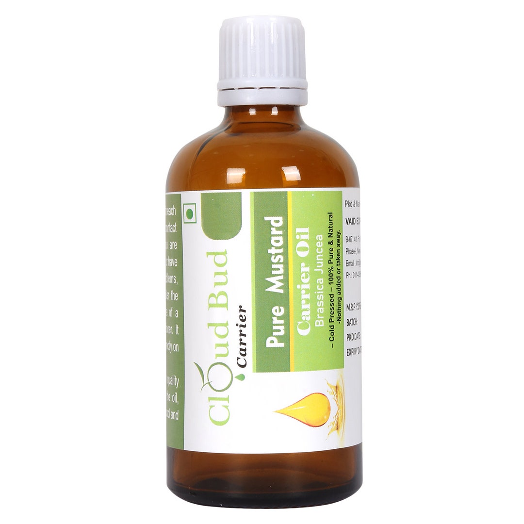 Mustard Oil Pure Mustard Carrier Oil Brassica Juncea 100 Pure and Natural Cold Pressed