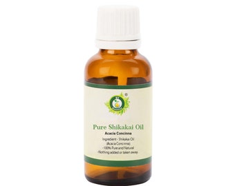 Aceite Shikakai Aceite Puro Shikakai Acacia Concinna 100% Puro y Natural Por R V Essential