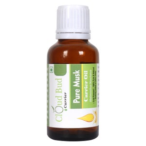 Musk Oil Pure Musk Carrier Oil Abelmoschus Moschatus 100% Pure and Natural Cold Pressed For Stress Relief For Cold & Flu By Cloud Bud