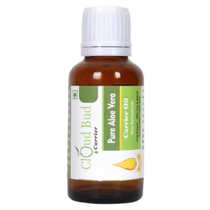 Aloe Vera Oil Pure Aloe Vera Carrier Oil Aloe Barbadensis 100% Pure and Natural Cold Pressed Skin Health For Anti-Aging By Cloud Bud