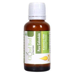 Calendula Oil Pure Calendula Carrier Oil Calendula Officinalis 100% Pure and Natural Cold Pressed For Reduces Scars By Cloud Bud
