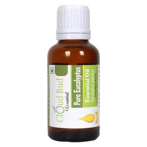 Óleo Essencial de Eucalipto Puro Eucalyptus Globulus 100% Puro e Natural Destilado a Vapor Grau Terapêutico Por Óleo de Eucalipto Cloud Bud