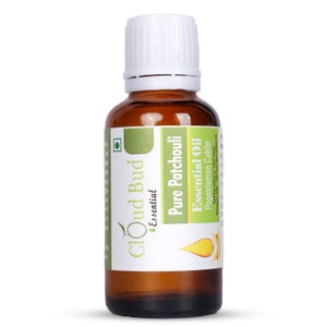 Patchouli Öl aus reinem Patchouli ätherisches Öl Pogostemon Cablin 100% rein und natürlich dampfdestillierte therapeutische Qualität von Wolkenknospe