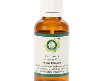 Aceite de Amla Aceite puro de Amla Emblica Officinalis 100% puro y natural Serie de hierbas raras fortalece el cabello para repararlo por R V Essential